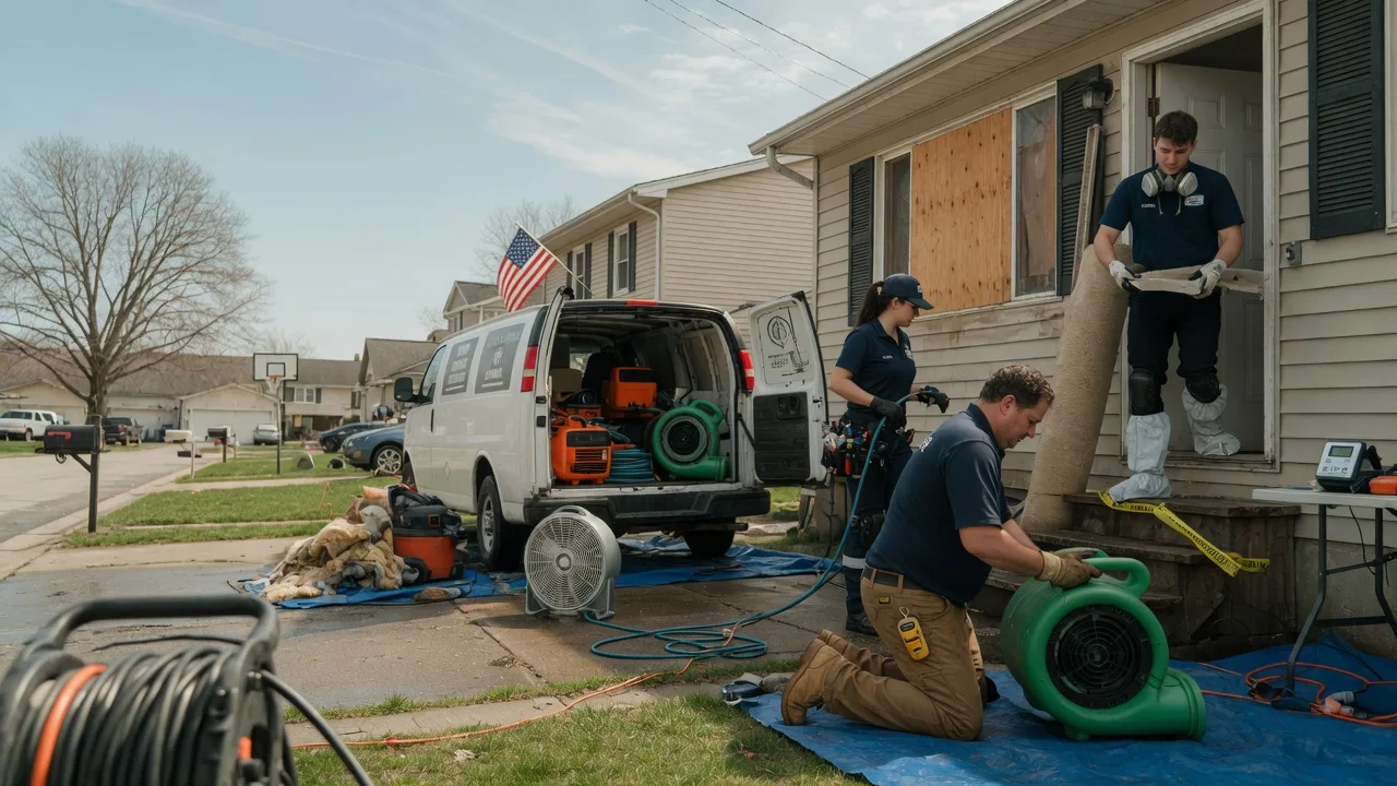 Water Damage Restoration in Benton Ridge, OH near me